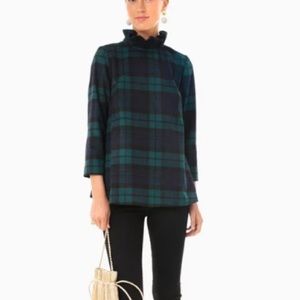 Tuckernuck blackwatch bow back blouse. Like new.